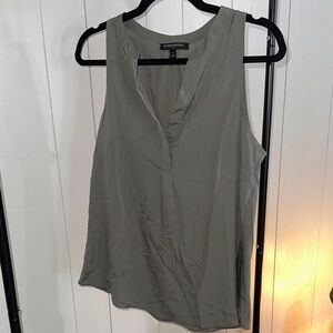 Banana Republic Sleeveless Blouse in Gray